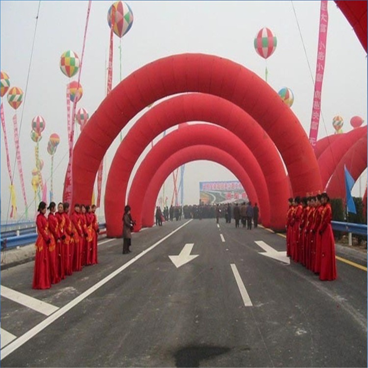 平谷开业纯红拱门